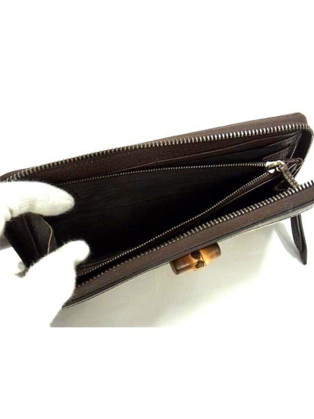 Gucci Daa Gg Canvas Leather Wallet Brown View 4